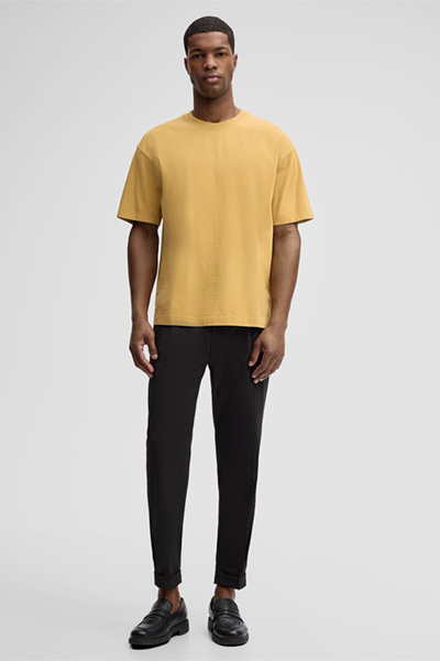 T-Shirt Skele, senfgelb