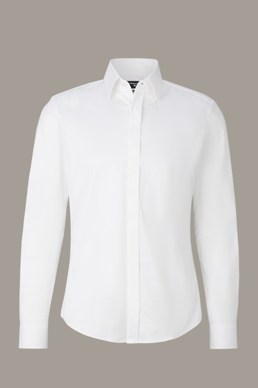 Katoenen overhemd Sanjo, wit