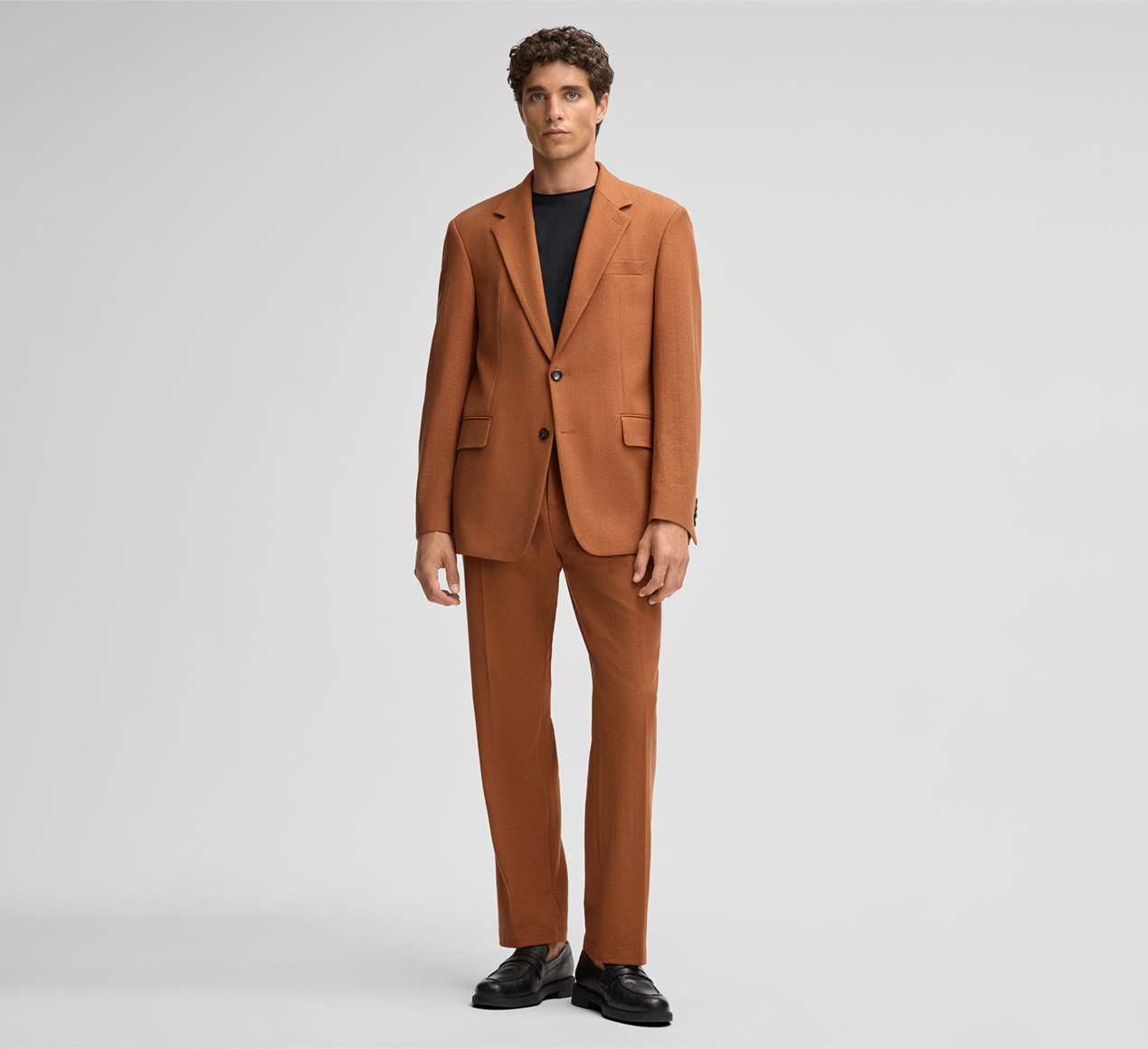 Strellson presents the product Modular Reece Jacket in Ochre from the category Blazers