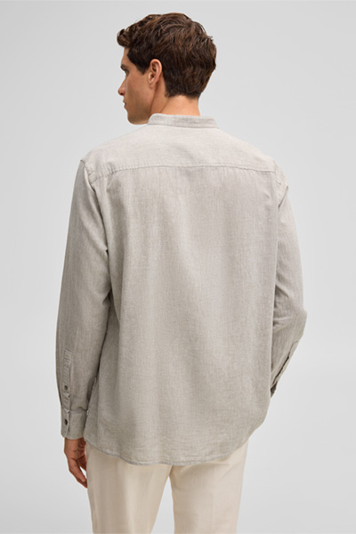 Leidt naar de productdetailpagina „Overhemd Calisto met linnen, groen"