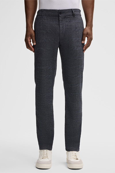 Chino Tius, blue/gray patterned