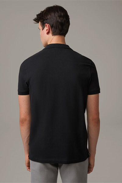 Führt zu Produktdetailseite „Poloshirt Petter, schwarz"