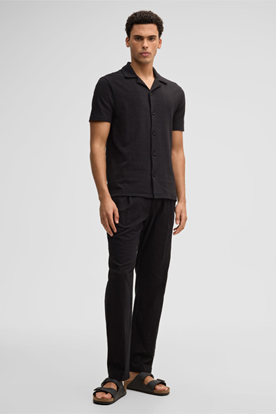 Jersey-Hemd Filip, schwarz