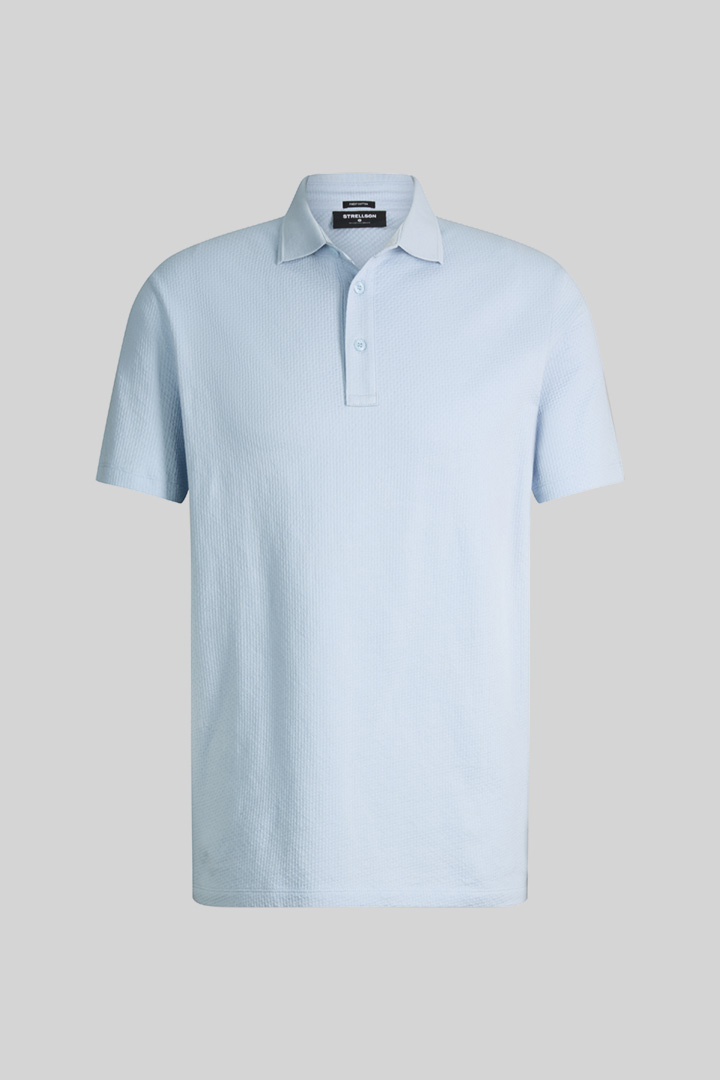 Führt zu Produktdetailseite „Poloshirt Fisher, hellblau"