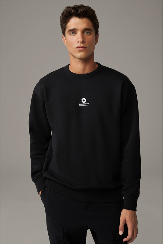 Sweatshirt Bronko, schwarz