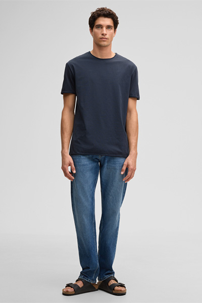 T-shirt Philo, bleu marine