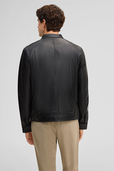 Jace Leather Jacket in Black