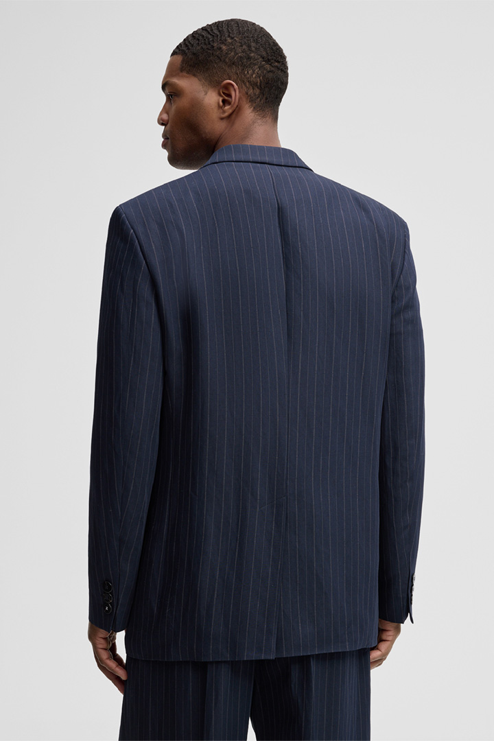 Baukasten Sakko Barry, navy gestreift