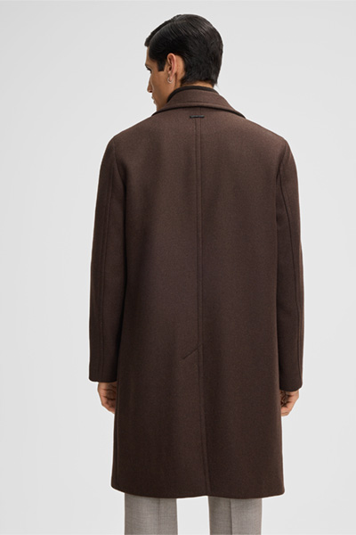 Cabanno Coat in Dark Brown