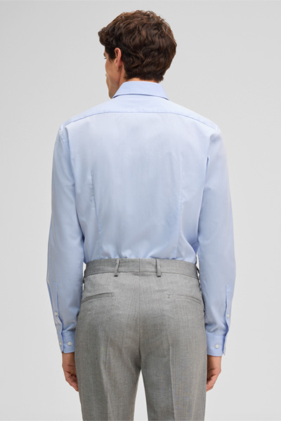 Baumwoll-Hemd Santos, hellblau