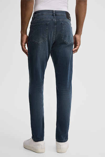 Seb Jeans in Blue Washed Finish