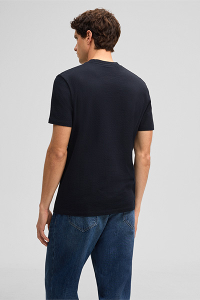 T-Shirt Fisher, navy
