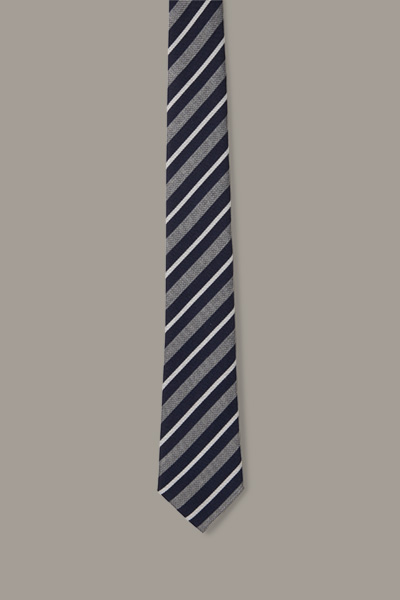 Cravate, navy à motif