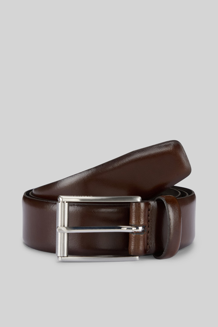 Führt zu Produktdetailseite „Ledergürtel, dunkelbraun"