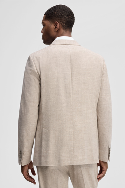 Baukasten Sakko Alzer, beige meliert