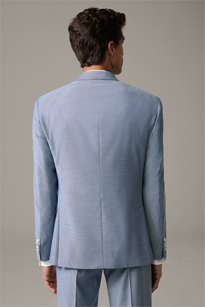 Veste de costume modulaire Aidan, en bleu à motif