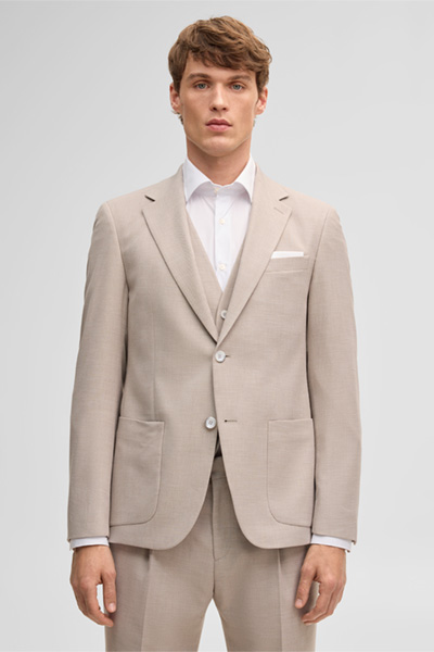 Arndt modular jacket, beige