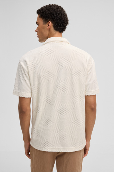 Kurzarm-Hemd Joseph, offwhite