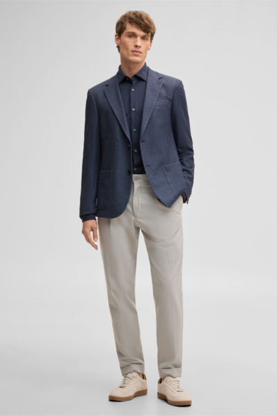 Arndt-jasje, marineblauw