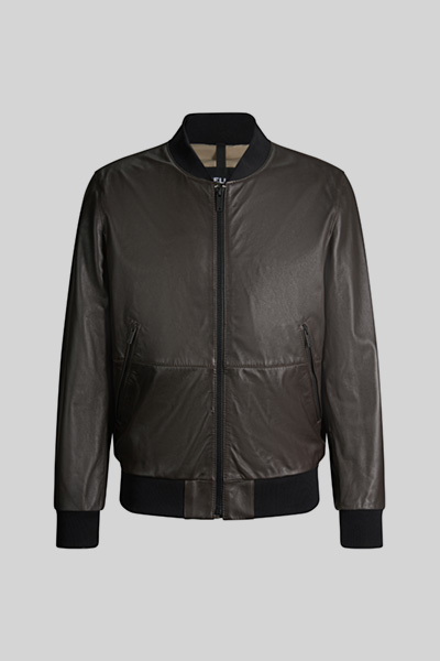 Lederjacke Boston, dunkelbraun