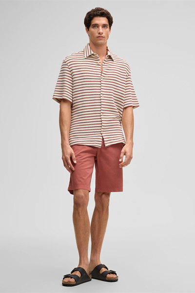 Chino-Shorts Crush, rot
