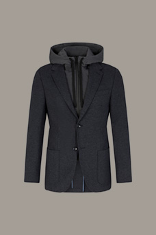 Veste de costume Flex Cross Darron, en bleu marine chiné