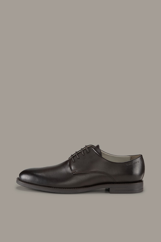 Harvey Jones Derby Lace-up Shoes in Dark Brown