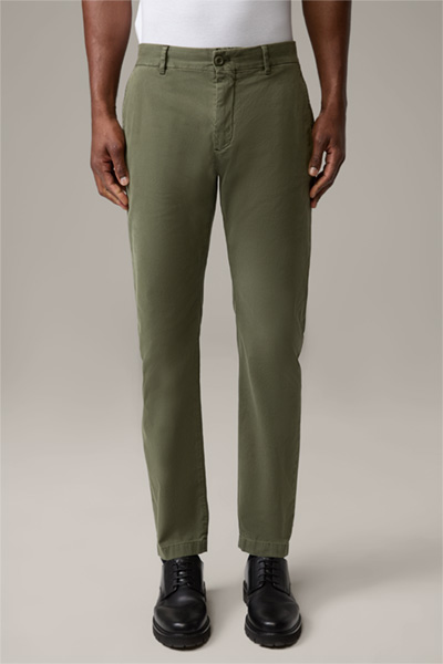 Flex Cross chino Rypton, olijfgroen