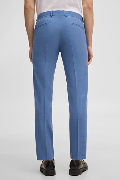 Pantalon de costume modulable Melwin, bleu