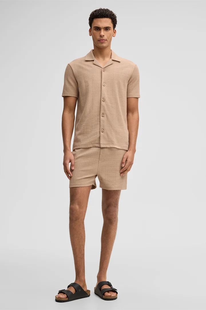 Führt zu Produktdetailseite „Jersey-Hemd Filip, beige"