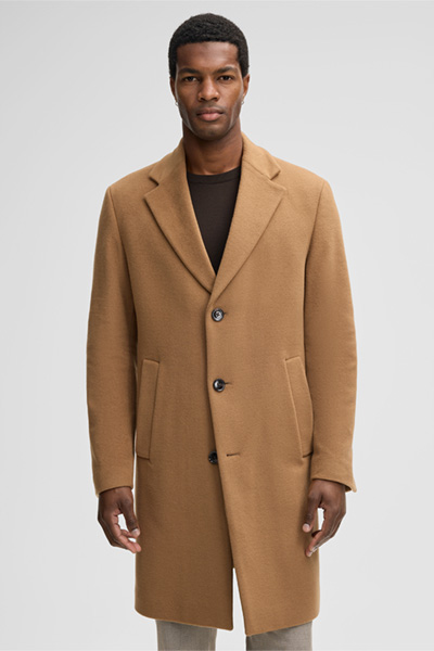 Adria Wool Coat in Camel