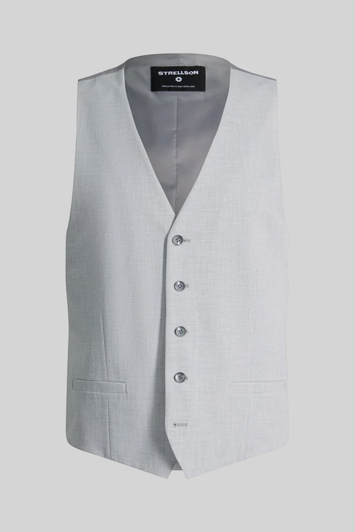 Führt zu Produktdetailseite „Weste Ves, hellgrau"