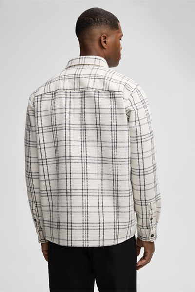 Overshirt Nero, beige