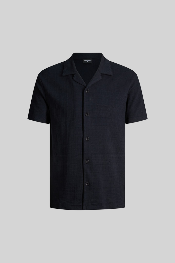 Führt zu Produktdetailseite „Kurzarm-Hemd Filip, navy"