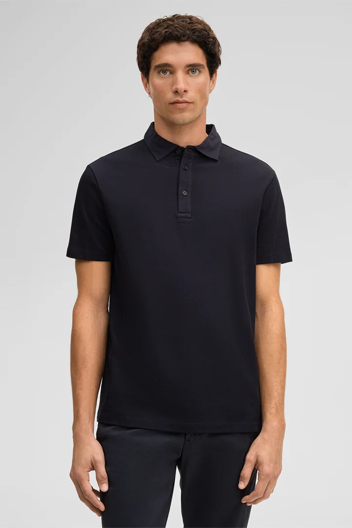 Führt zu Produktdetailseite „Poloshirt Piro, navy"