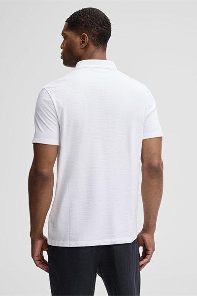 Poloshirt Fisher, weiß
