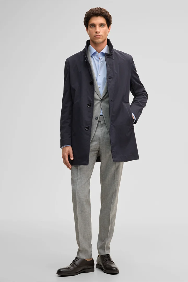 Führt zu Produktdetailseite „Kurzmantel Finchley Summer, navy"