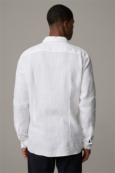 Linnen overhemd Core, wit