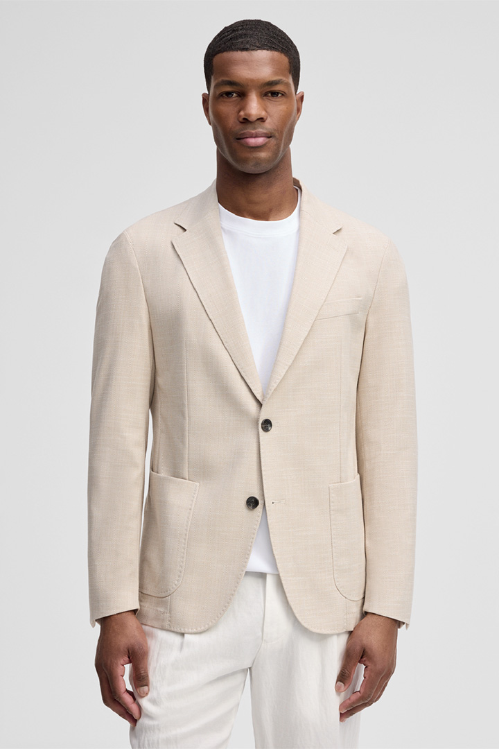 Leads to product detail page "Acon jacket, beige marl"