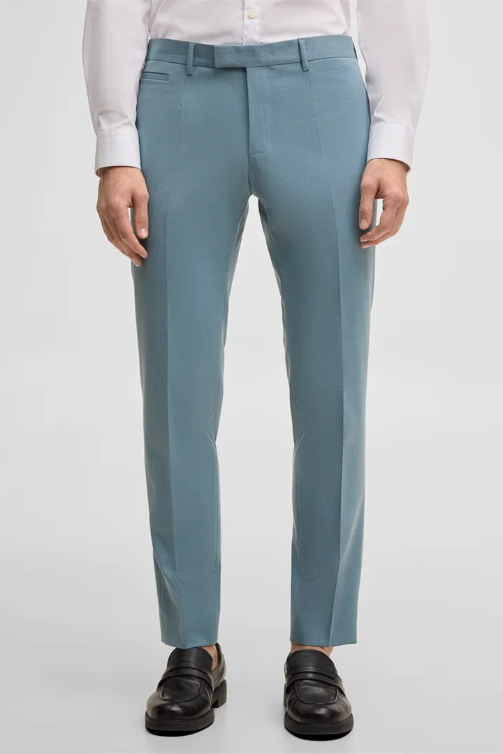 Führt zu Produktdetailseite „Baukasten Anzughose Kynd, blau"