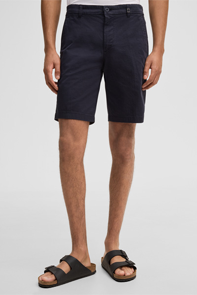Chino-Shorts Crush, navy