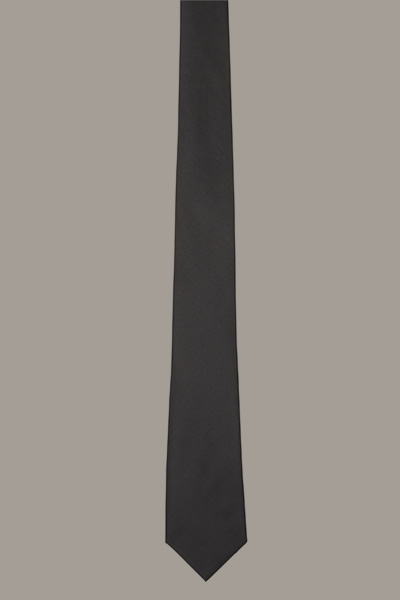 Zijden stropdas, zwart