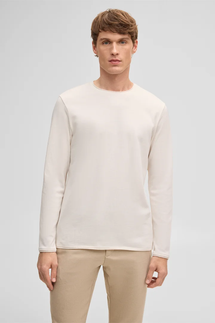 Mène à la page produit « T-shirt à manches longues Prospect, blanc cassé »