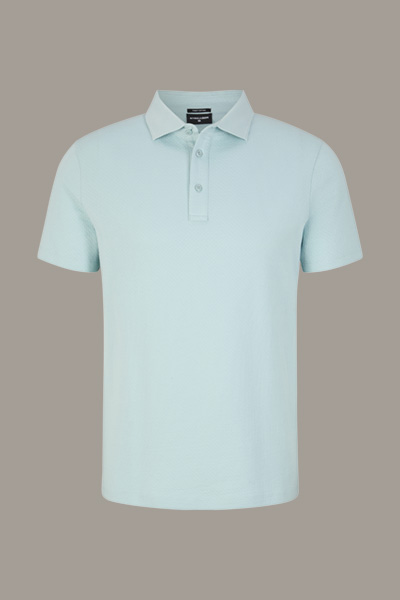 Piqué-Poloshirt Fisher, hellblau