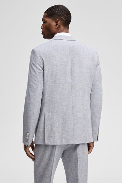 Baukasten Sakko Alzer, blau meliert