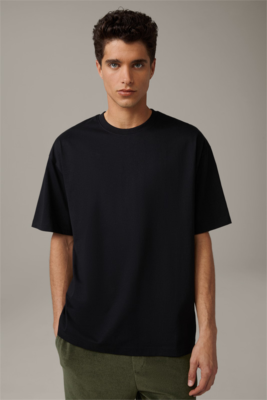 T-shirt en coton Geza, noir
