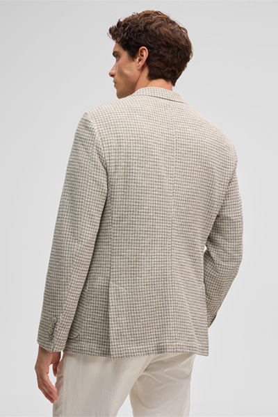 Sakko Acon, beige gemustert