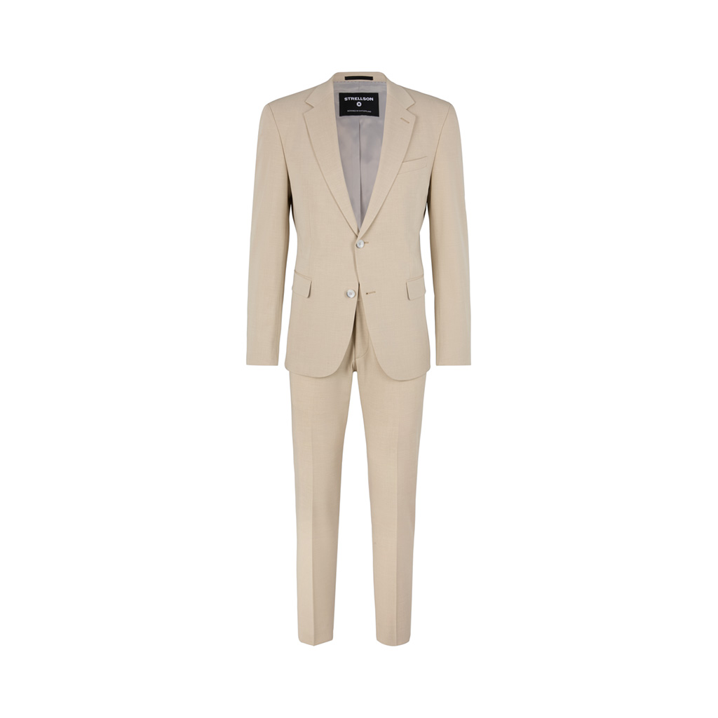 Modular Suit Flex Cross Aidan-Melwin Suit in Beige - in the Strellson Online-Shop