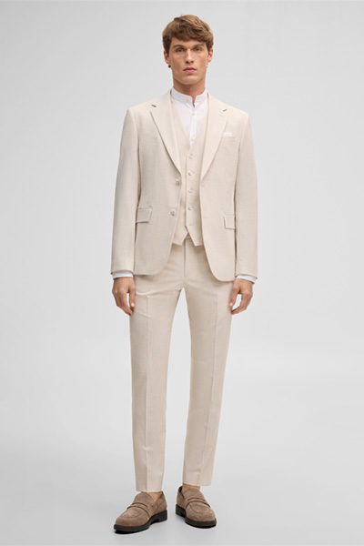 Ves waistcoat, light beige