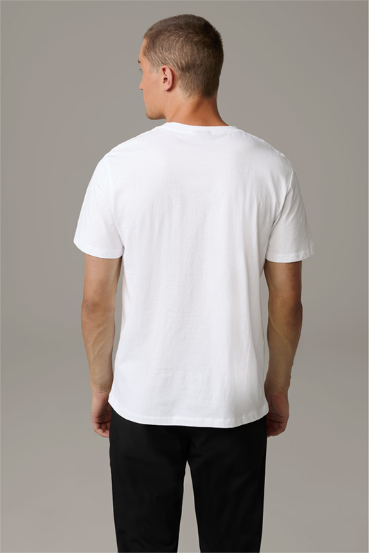 Baumwoll-T-Shirt Clark, weiß